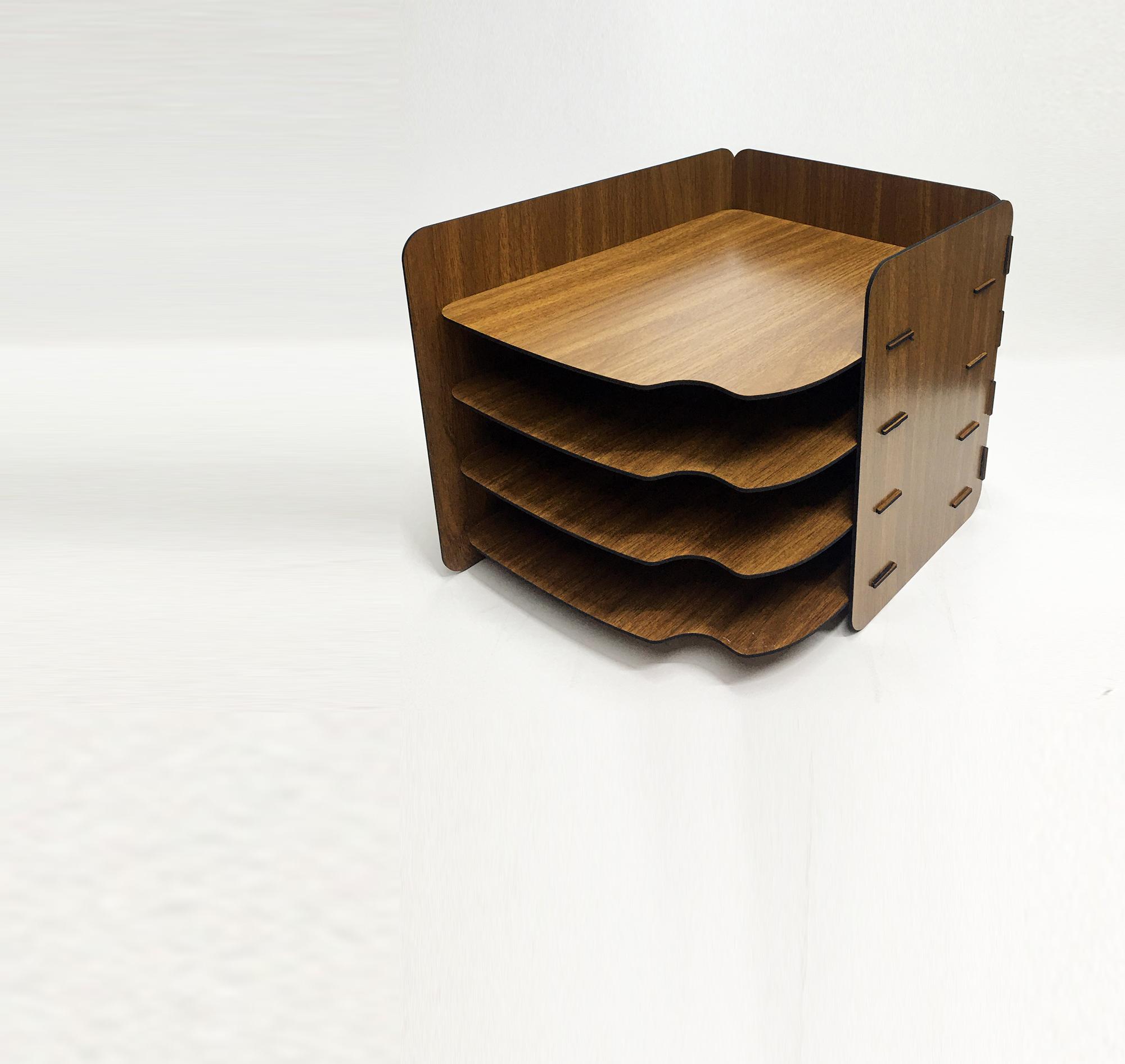 Ahşap Masaüstü Organizer