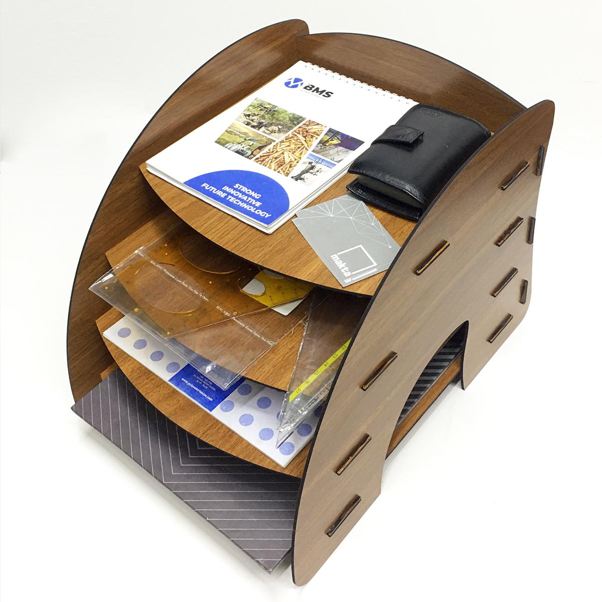 Ahşap Masaüstü Organizer