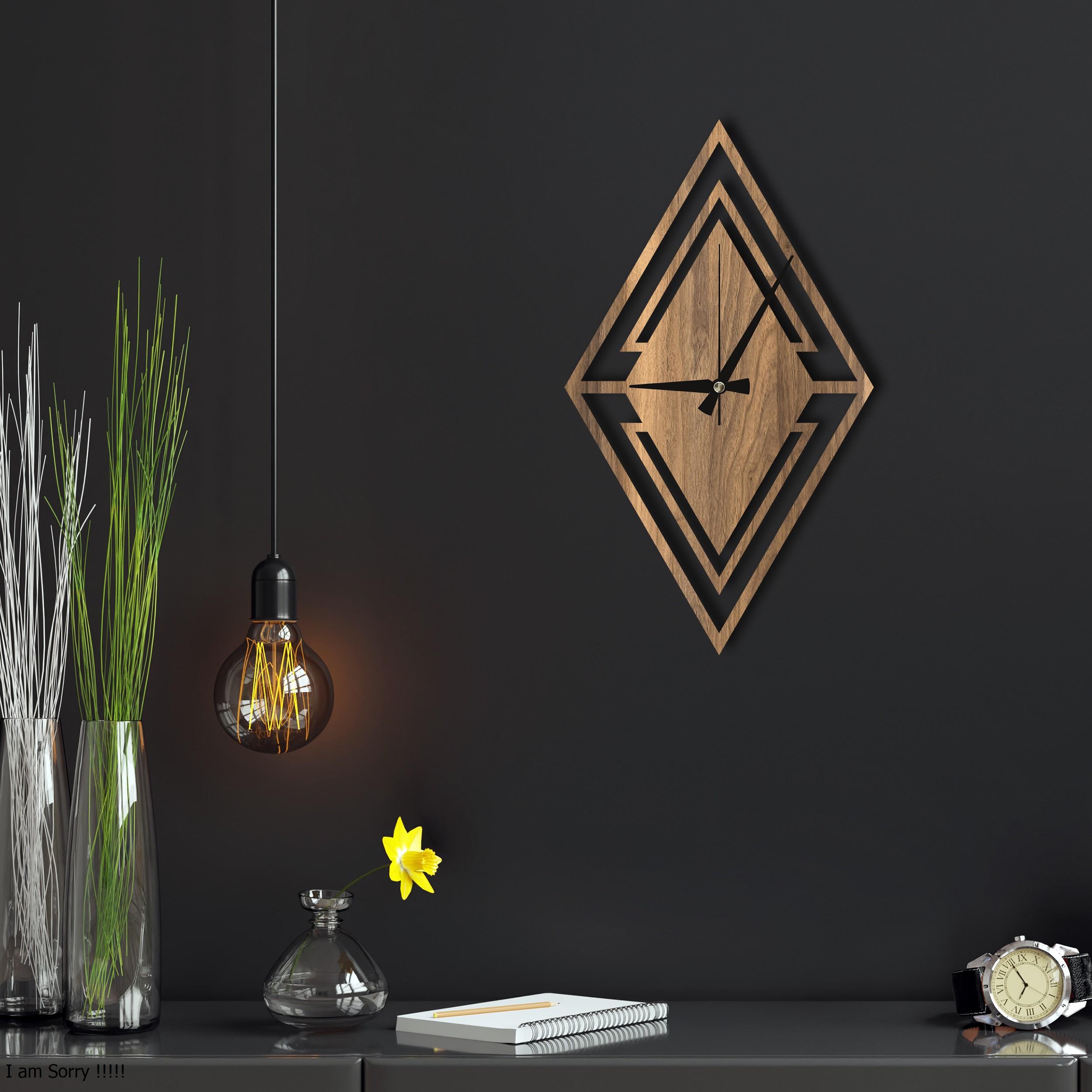 W’clock Dekoratif Duvar Saati - Geo