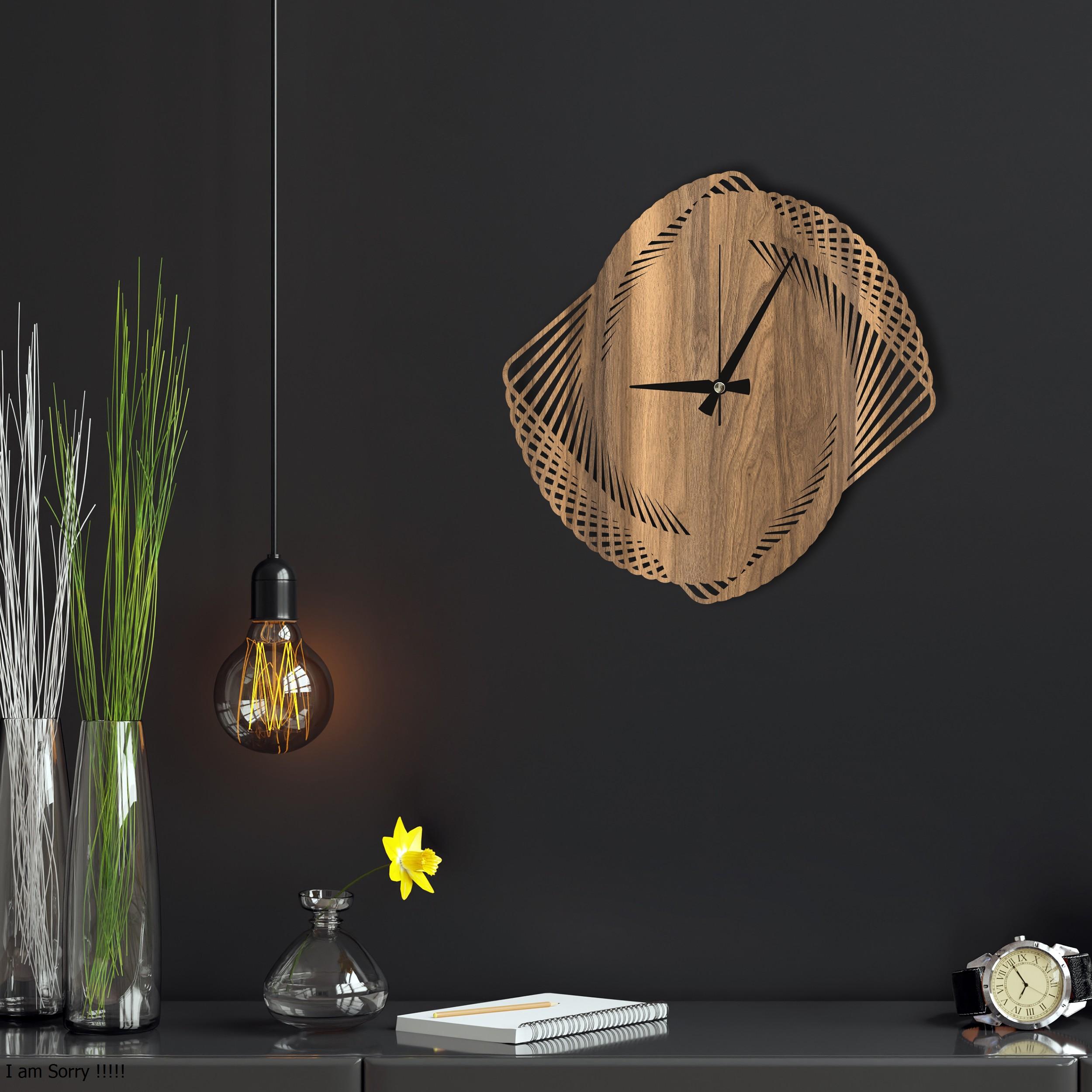 W’clock Dekoratif Duvar Saati - Geo