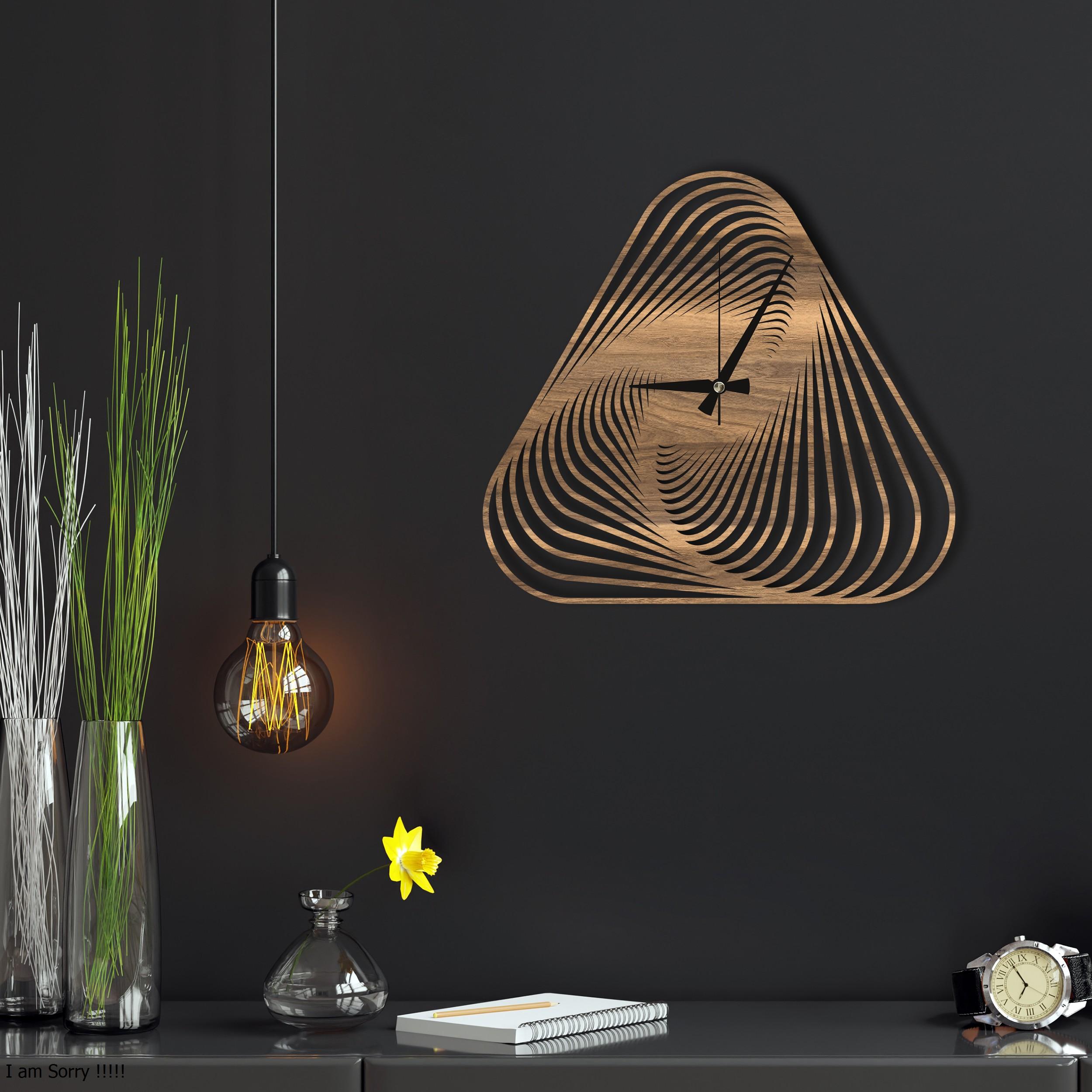 W’clock Dekoratif Duvar Saati - Geo