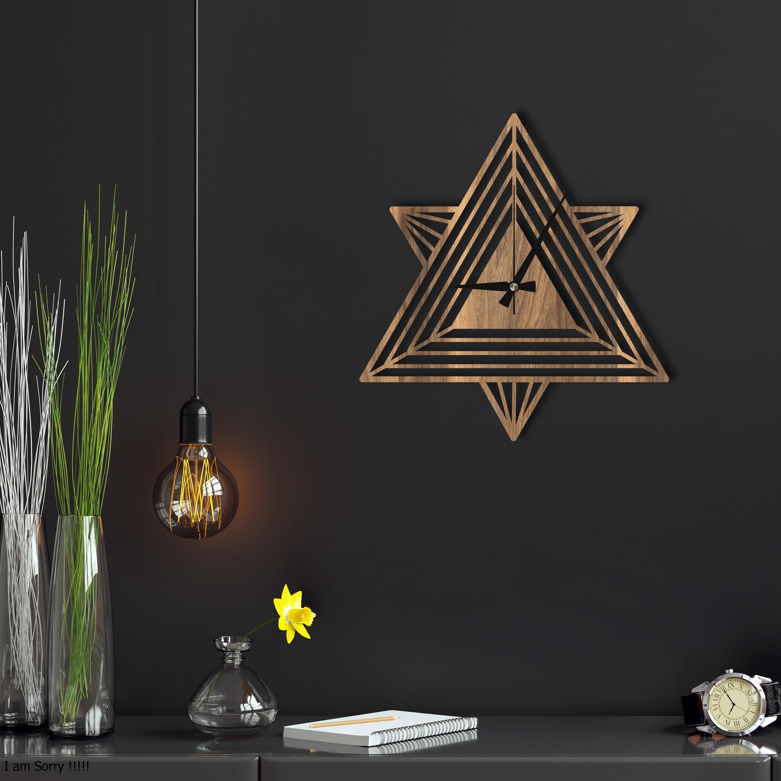 W’clock Dekoratif Duvar Saati - Geo
