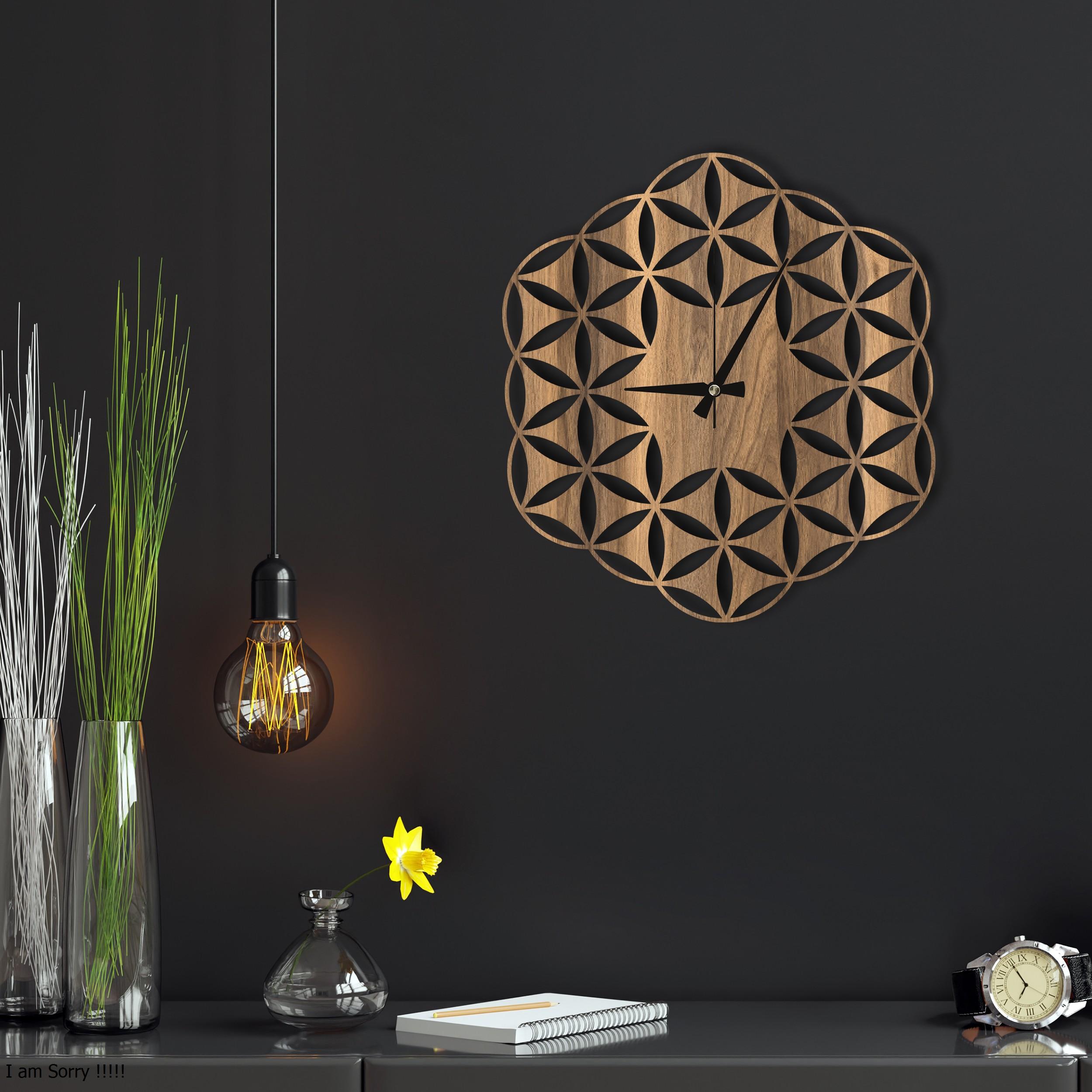 W’clock Dekoratif Duvar Saati - Geo