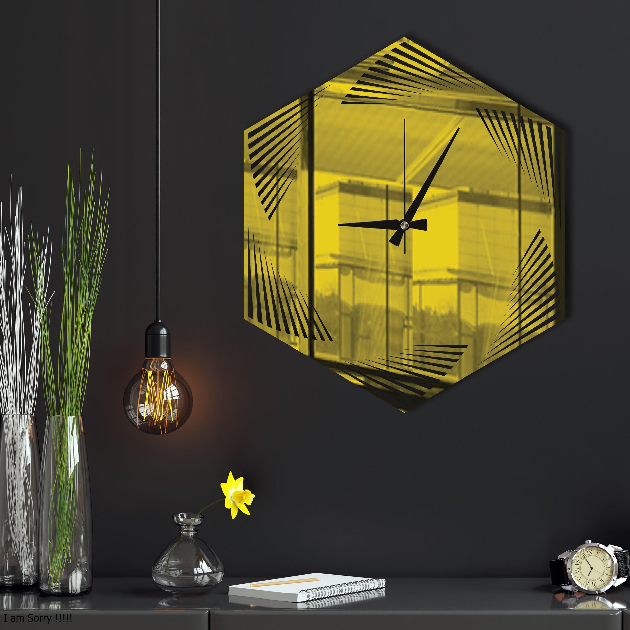 W’clock Dekoratif Duvar Saati - Geo