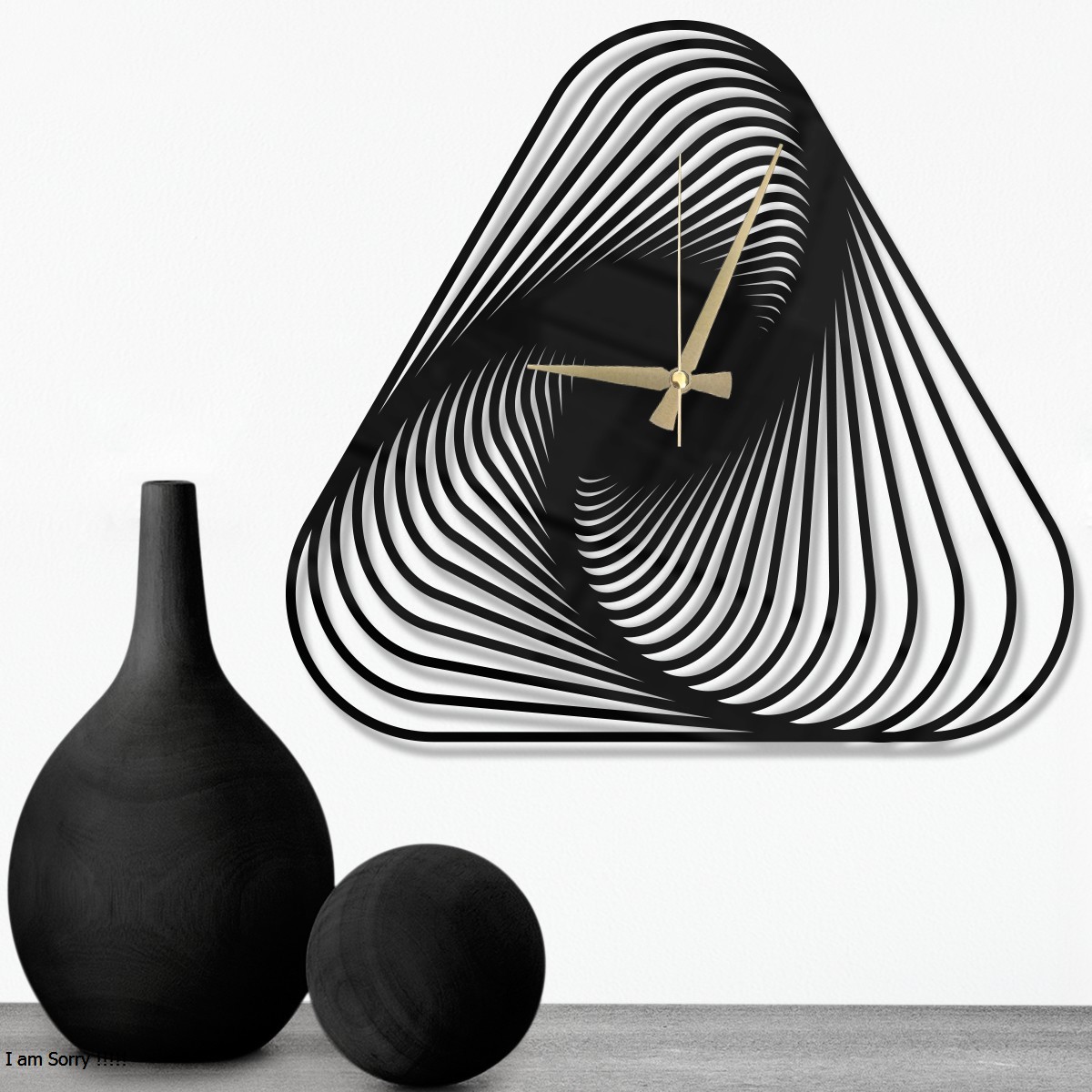 W’clock Dekoratif Duvar Saati - Geo