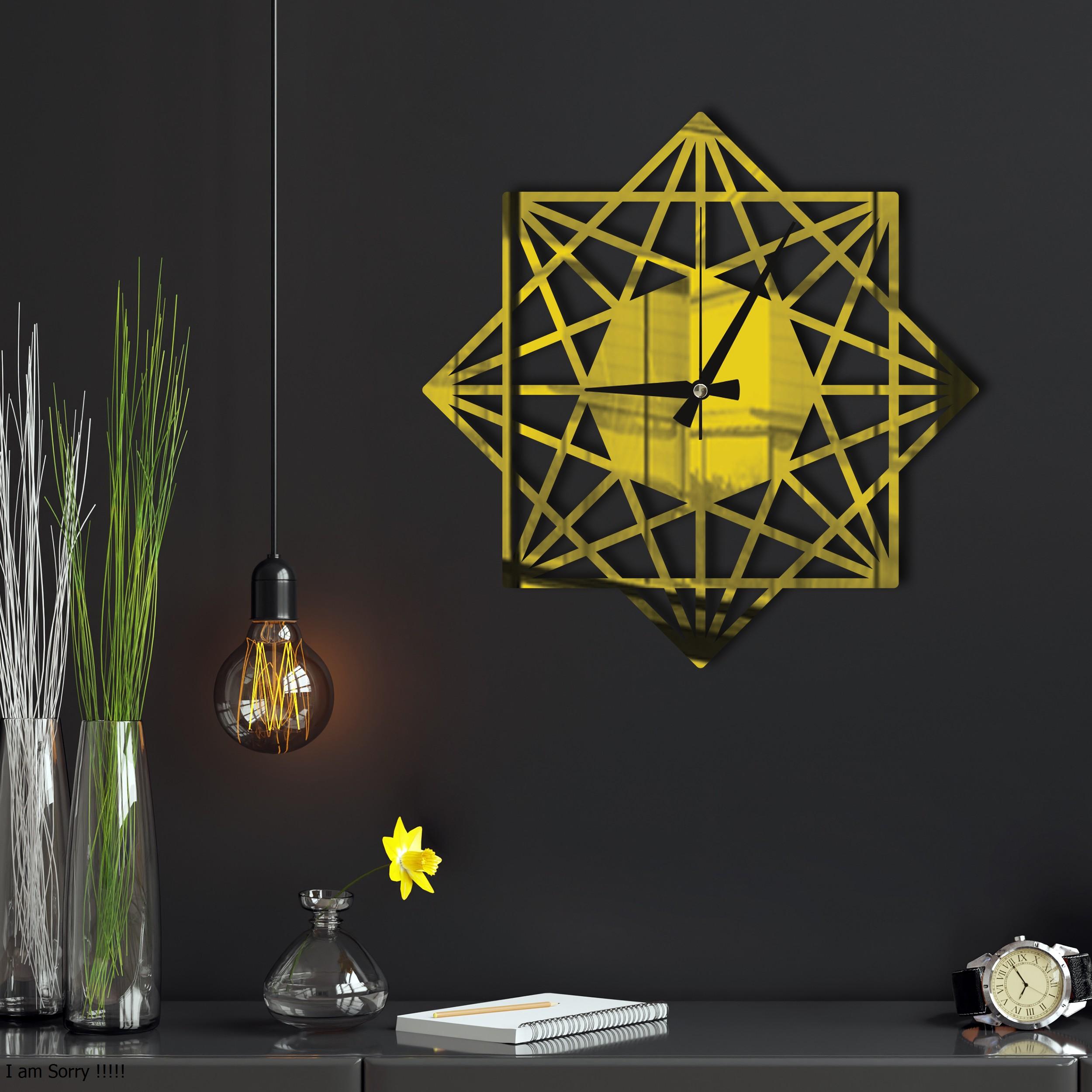 W’clock Dekoratif Duvar Saati - Geo