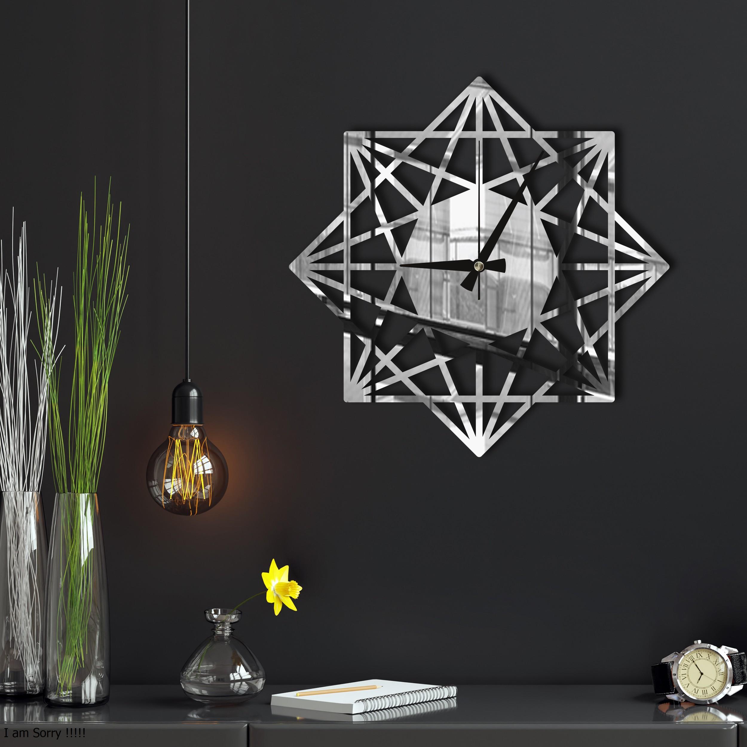 W’clock Dekoratif Duvar Saati - Geo