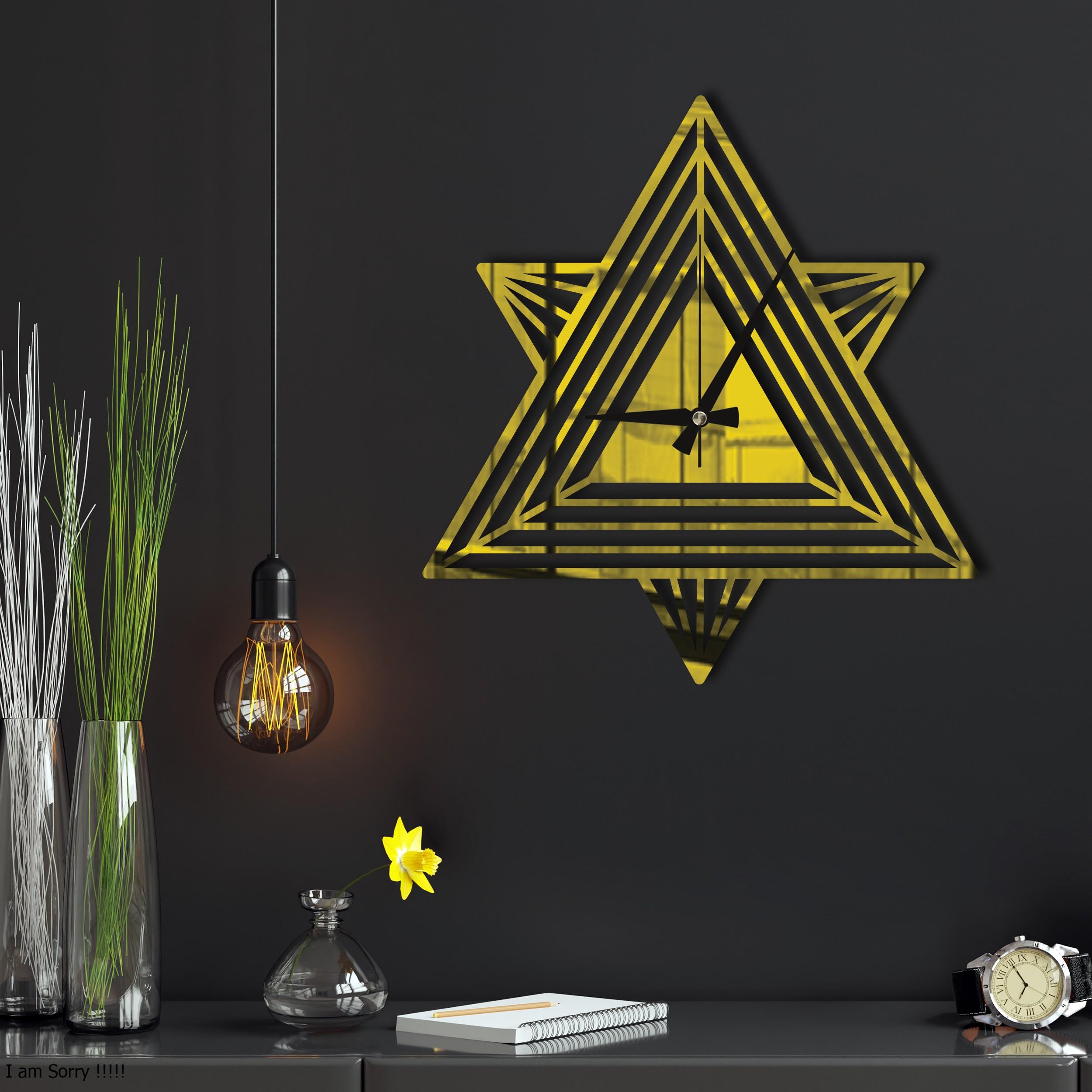 W’clock Dekoratif Duvar Saati - Geo