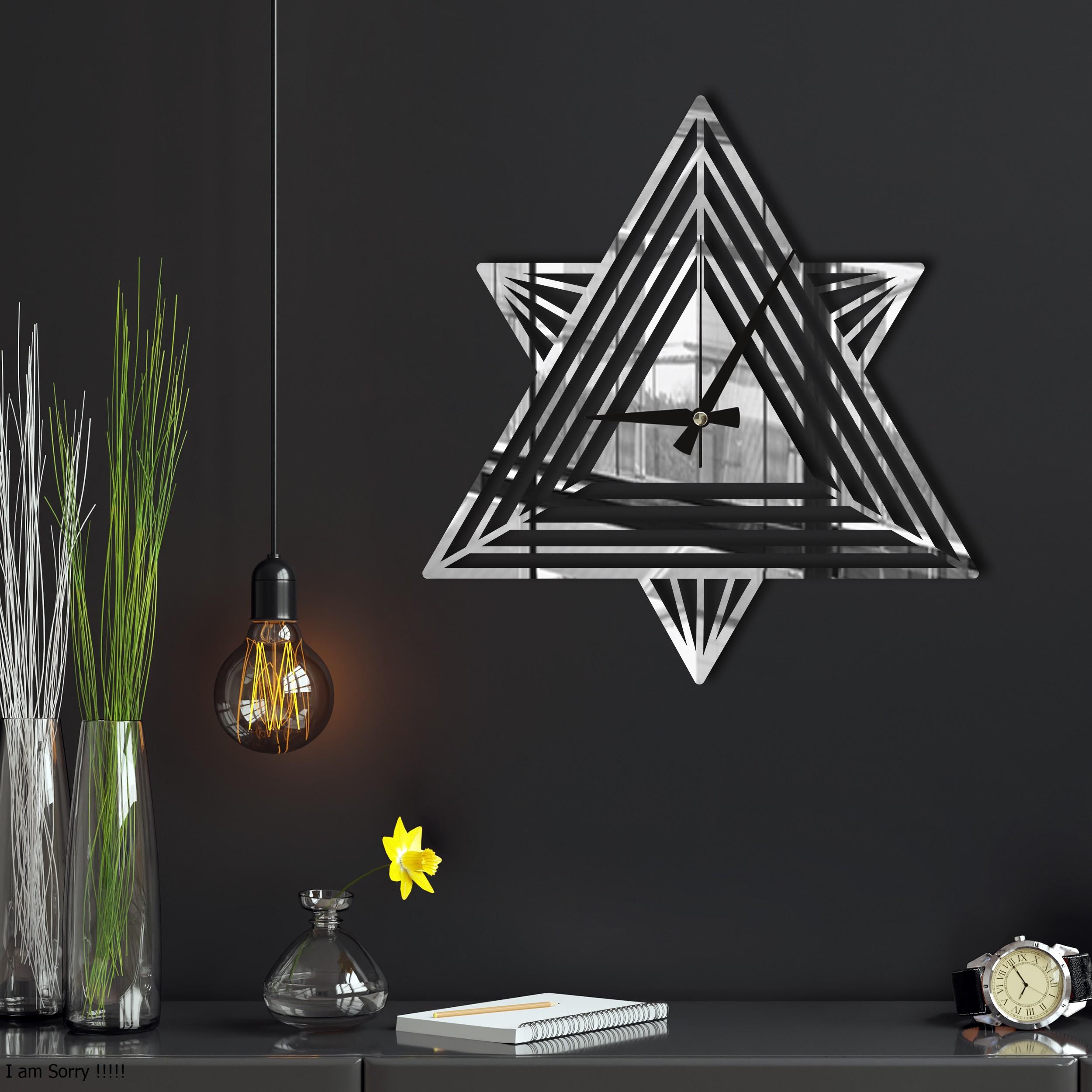 W’clock Dekoratif Duvar Saati - Geo