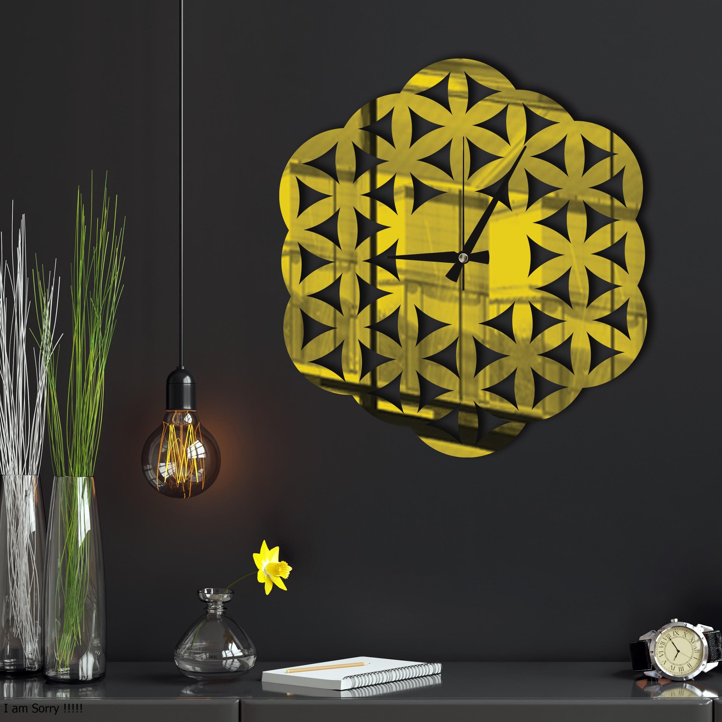 W’clock Dekoratif Duvar Saati - Geo