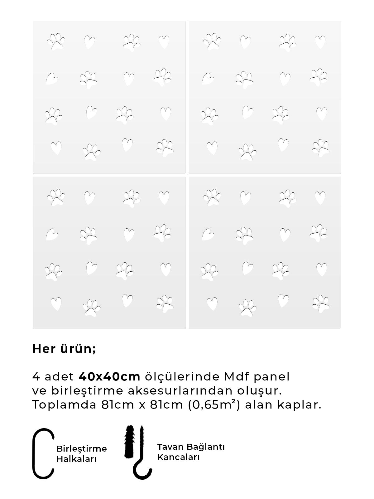 Lazer Kesim Ahşap Sarkıt Paravan Seti