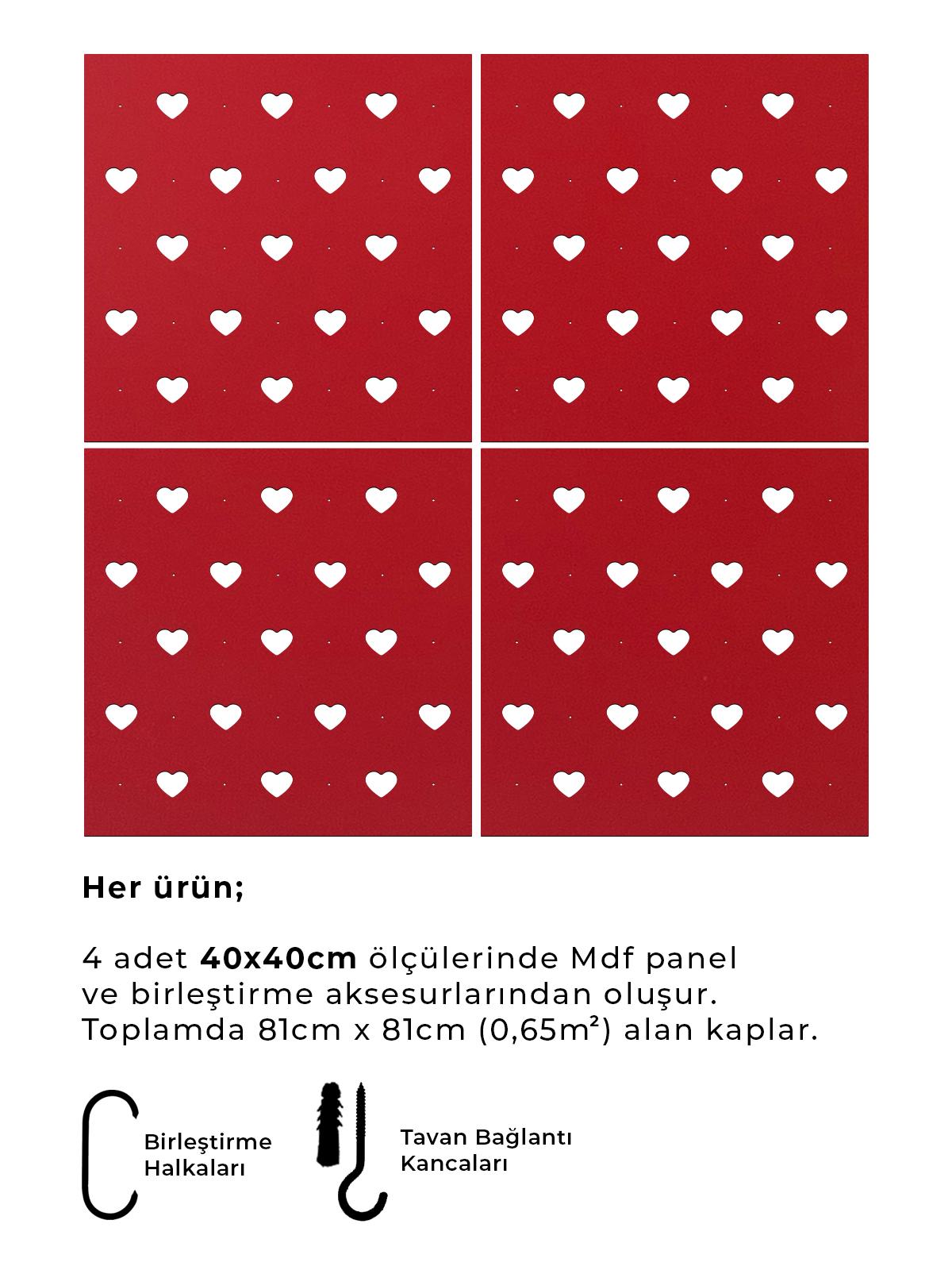 Lazer Kesim Ahşap Sarkıt Paravan Seti