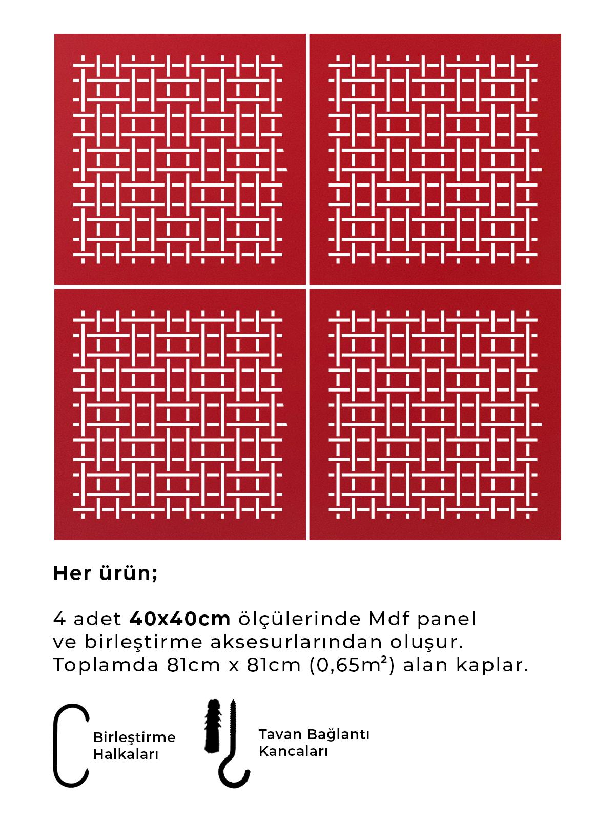 Lazer Kesim Ahşap Sarkıt Paravan Seti