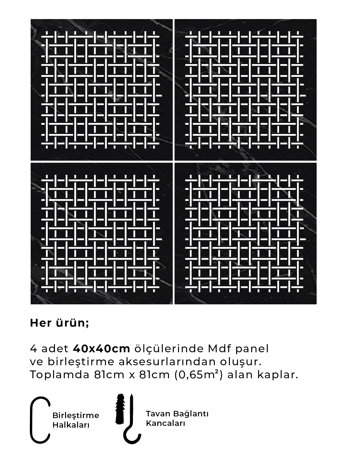 Lazer Kesim Ahşap Sarkıt Paravan Seti