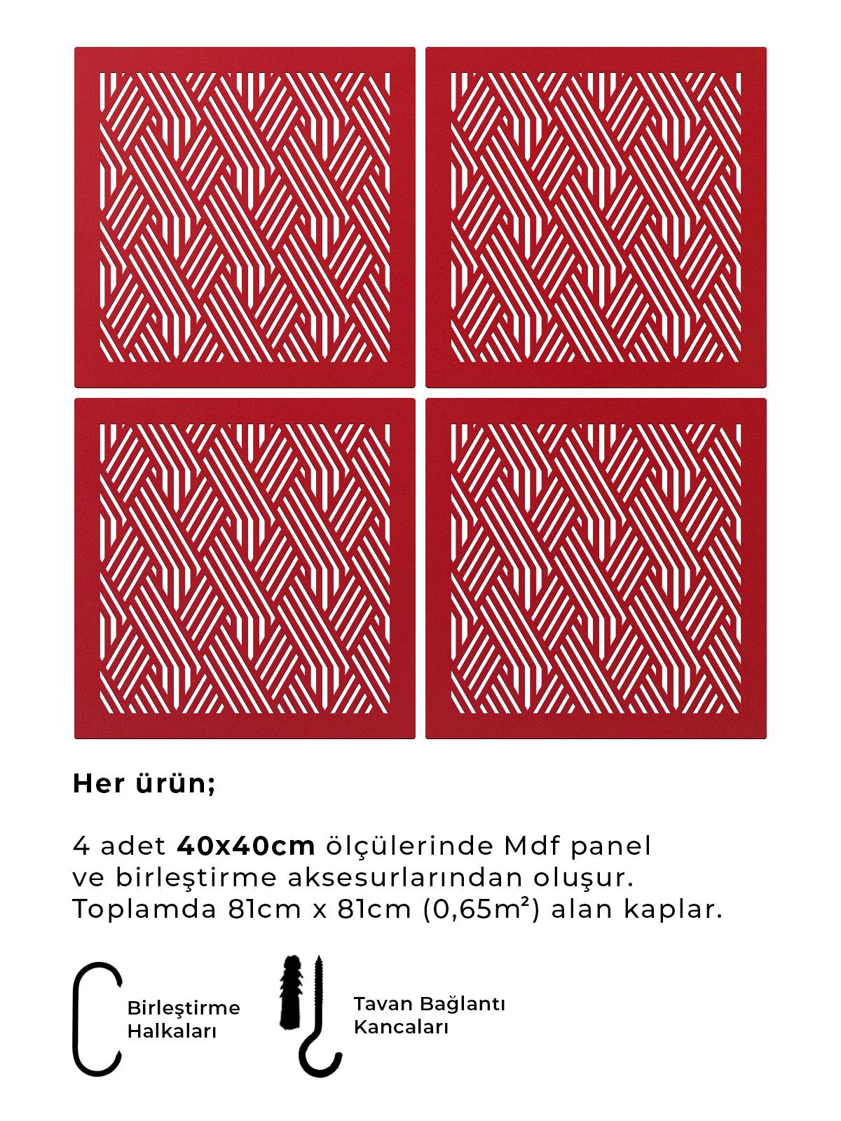 Lazer Kesim Ahşap Sarkıt Paravan Seti