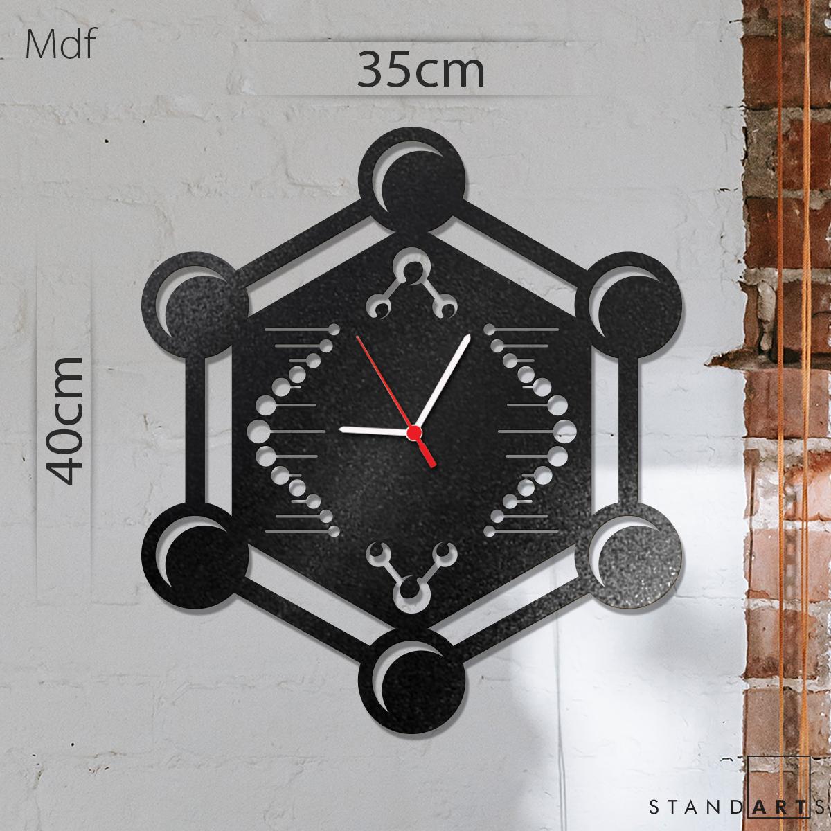W’clock Dekoratif Duvar Saati - Biyoloji