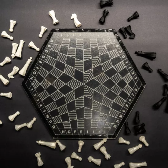3 Kişilik Satranç Seti - 3 Player Chess