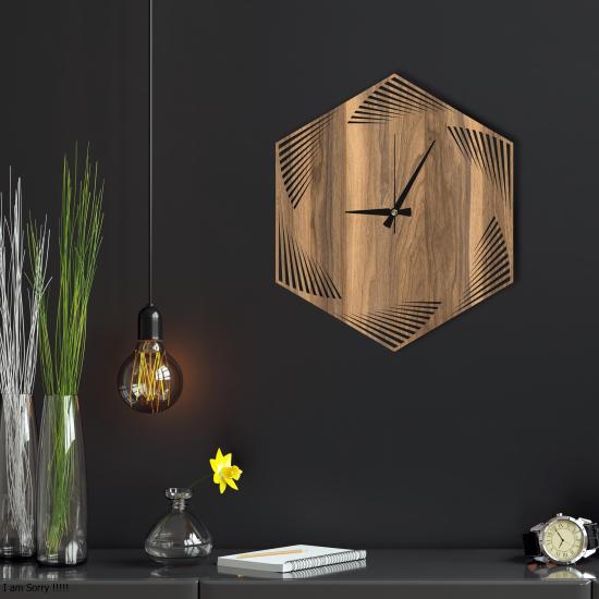 W’clock Dekoratif Duvar Saati - Geo