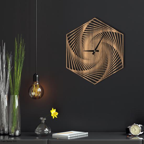W’clock Dekoratif Duvar Saati - Geo