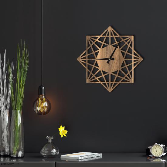 W’clock Dekoratif Duvar Saati - Geo