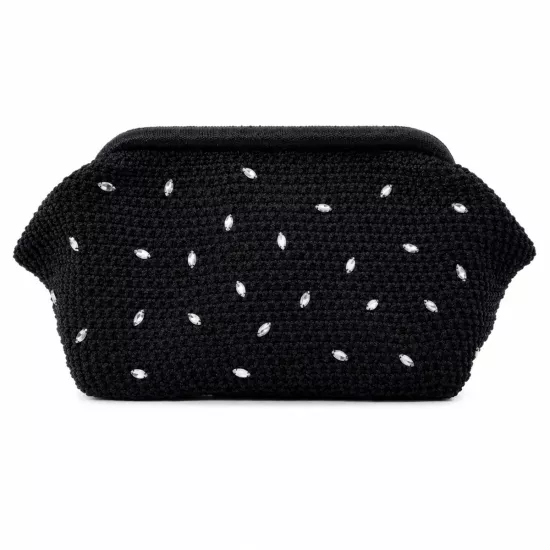 El Yapımı Taş Detaylı Kadın Abiye Clutch Çanta