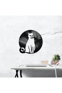 Kedi Figürlü Lazer Kesim Tablo