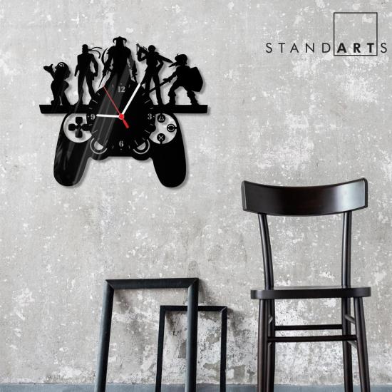 W'clock Dekoratif Duvar Saati - Gamer