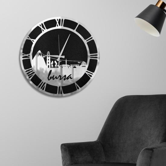 W'clock Memleket Serisi - Bursa Temalı Duvar Saati