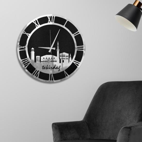 W'clock Memleket Serisi - Tekirdag Temalı Duvar Saati
