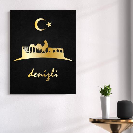 Denizli Temalı Ahşap Tablo