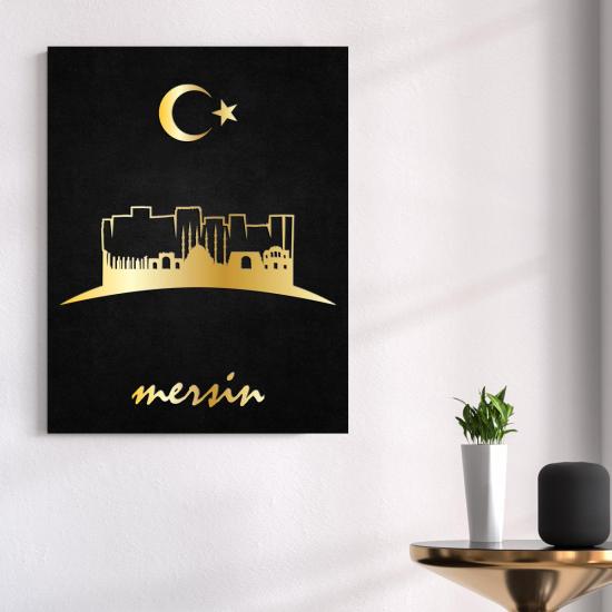 Mersin Temalı Ahşap Tablo