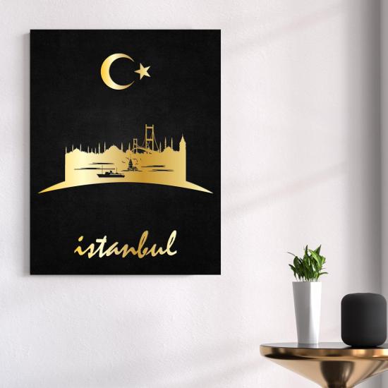 Istanbul Temalı Ahşap Tablo
