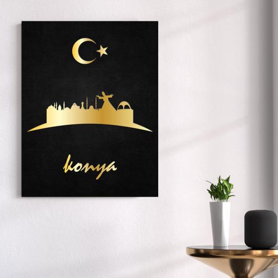 Konya Temalı Ahşap Tablo