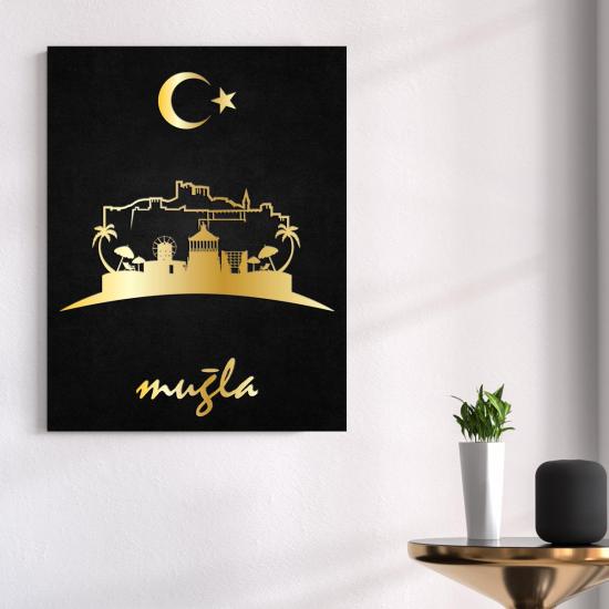 Muğla Temalı Ahşap Tablo