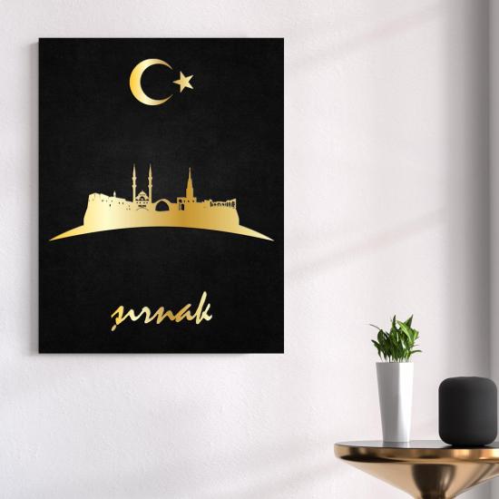 Şırnak Temalı Ahşap Tablo