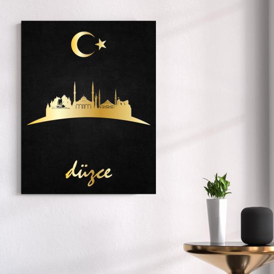 Düzce Temalı Ahşap Tablo
