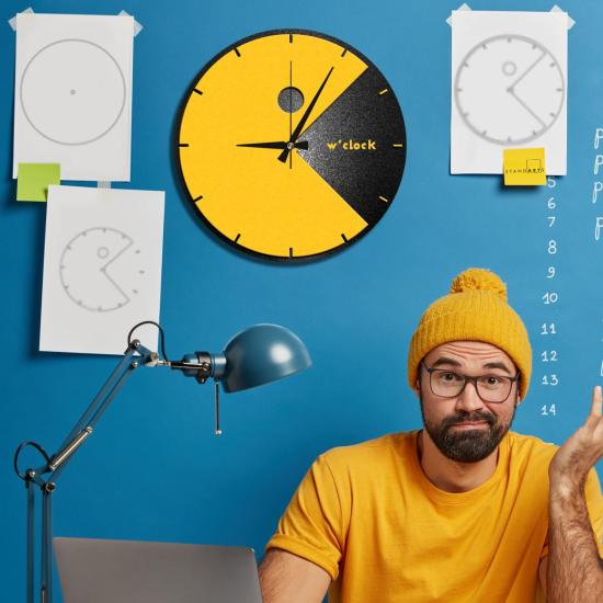 W’clock Dekoratif Duvar Saati - Pacman
