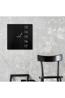 W'clock Dekoratif Minimal Kare Ahşap Duvar Saati