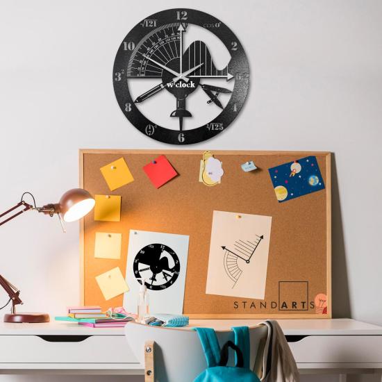W’clock Dekoratif Duvar Saati - Matematik