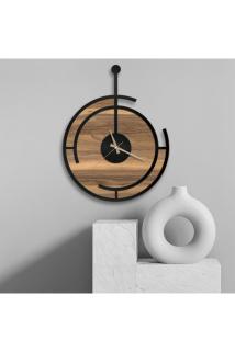 W’clock Ahşap Duvar Saati - Shapes