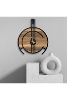 W’clock Ahşap Duvar Saati - Shapes