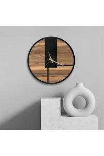 W'clock Ahşap Duvar Saati - Shapes