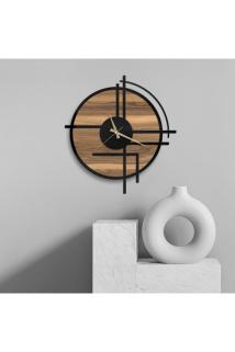 W’clock Ahşap Duvar Saati - Shapes