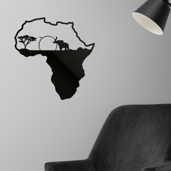 Ahşap Tablo - Afrika