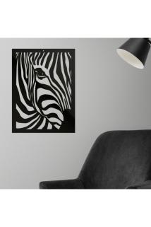 Ahşap Tablo - Zebra