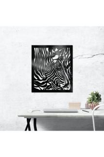 Zebra Figürlü Lazer Kesim Tablo