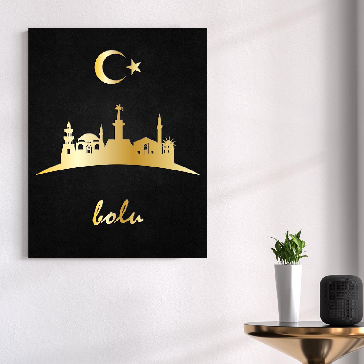 Bolu Temalı Ahşap Tablo