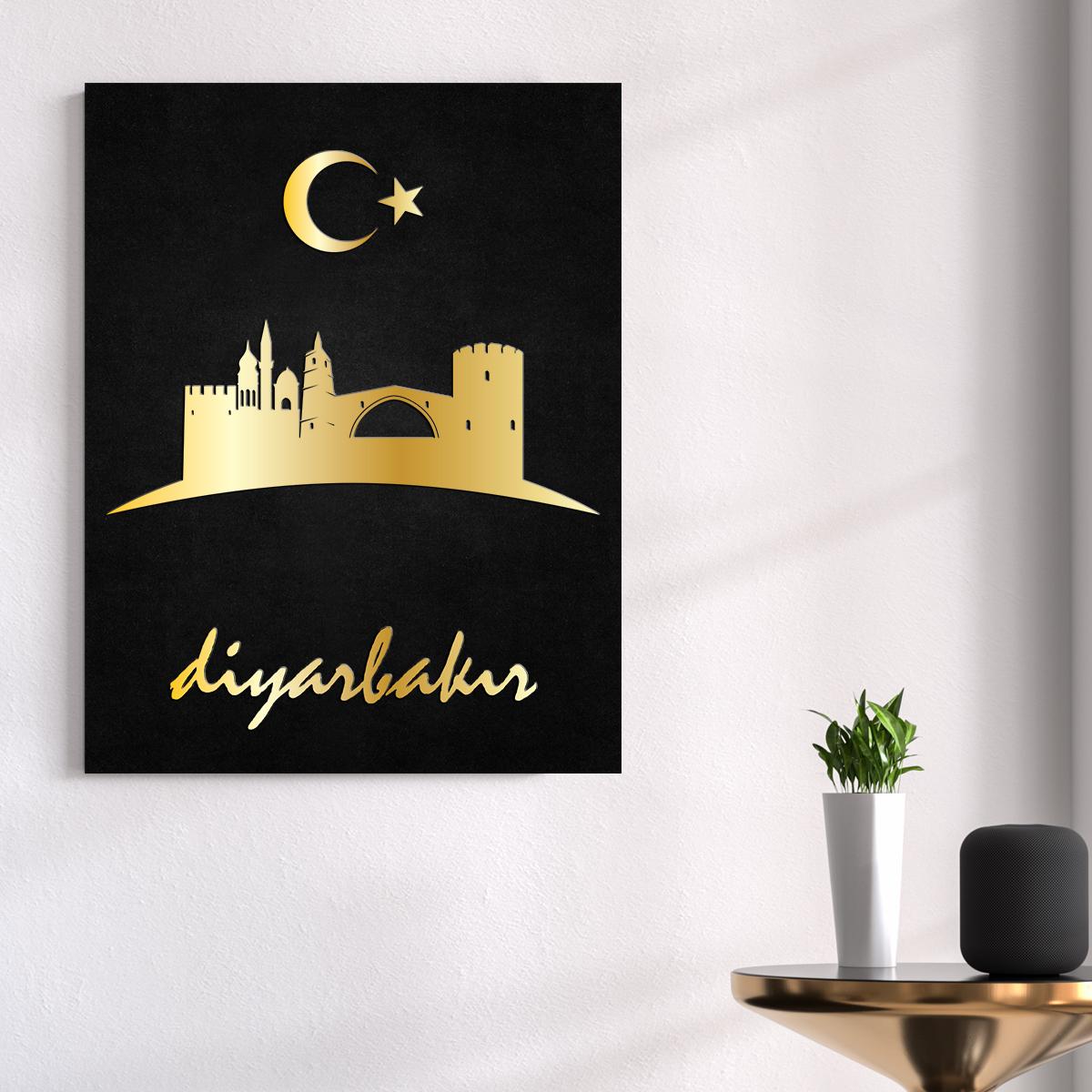 Diyarbakır Temalı Ahşap Tablo