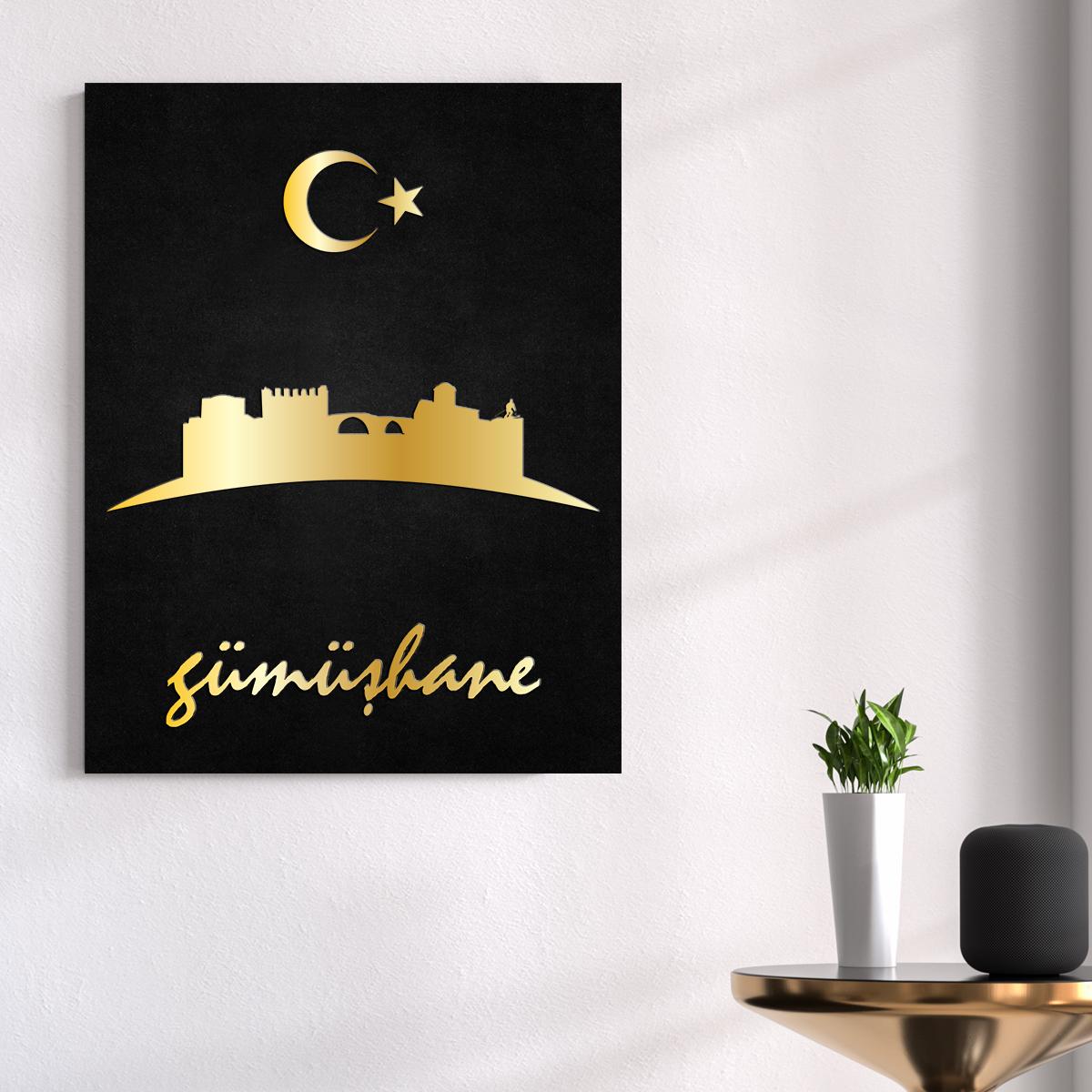 Gümüşhane Temalı Tablo