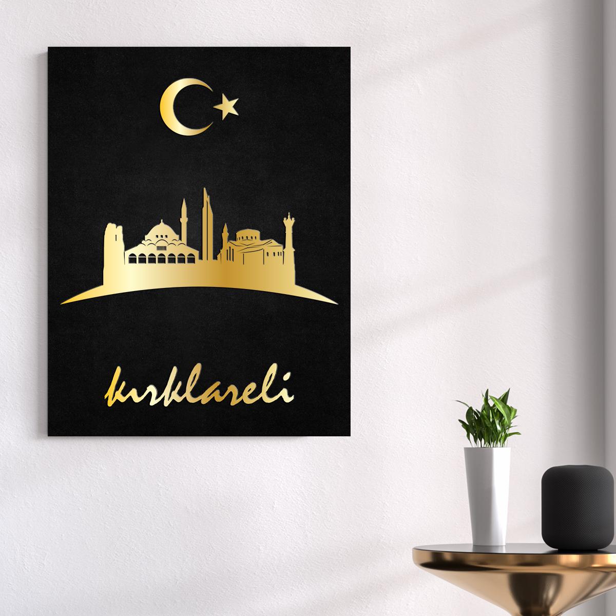 Kırklareli Temalı Ahşap Tablo